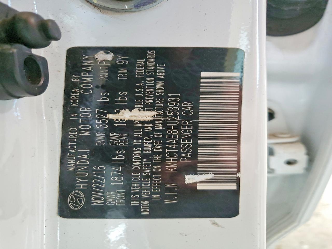 KMHCT4AE8HU253931 2017 HYUNDAI ACCENT photo no. 12