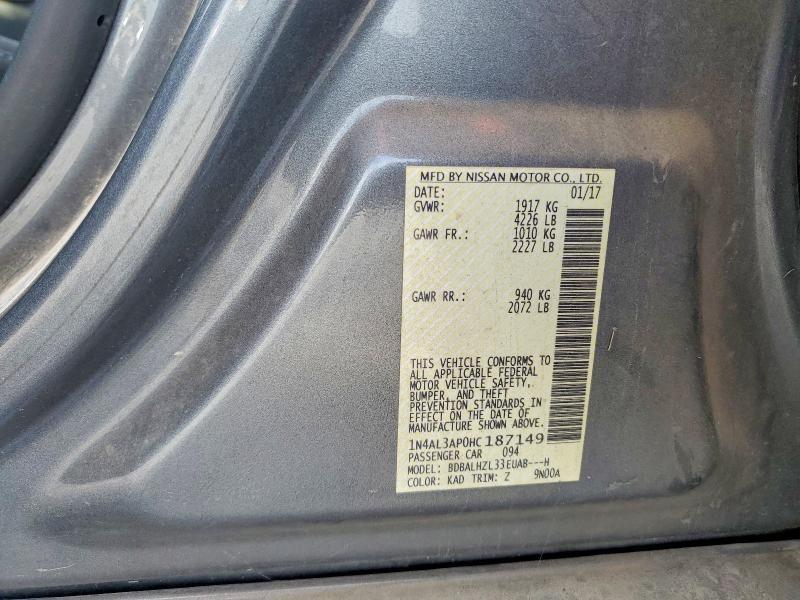 1N4AL3AP0HC187149 2017 NISSAN ALTIMA photo no. 12