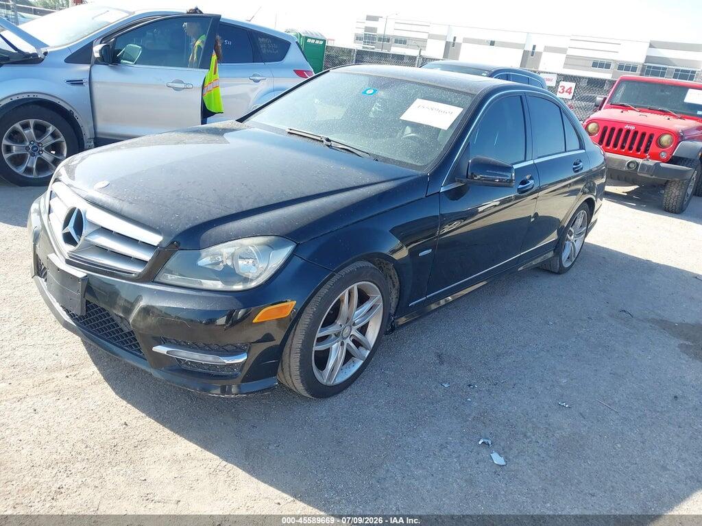 WDDGF4HB7CR223930 2012 MERCEDES-BENZ C 250 photo no. 2