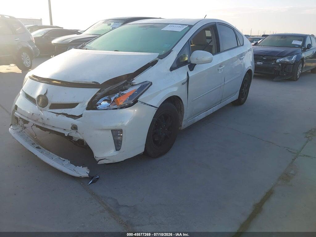 JTDKN3DU8C5382567 2012 TOYOTA PRIUS photo no. 2