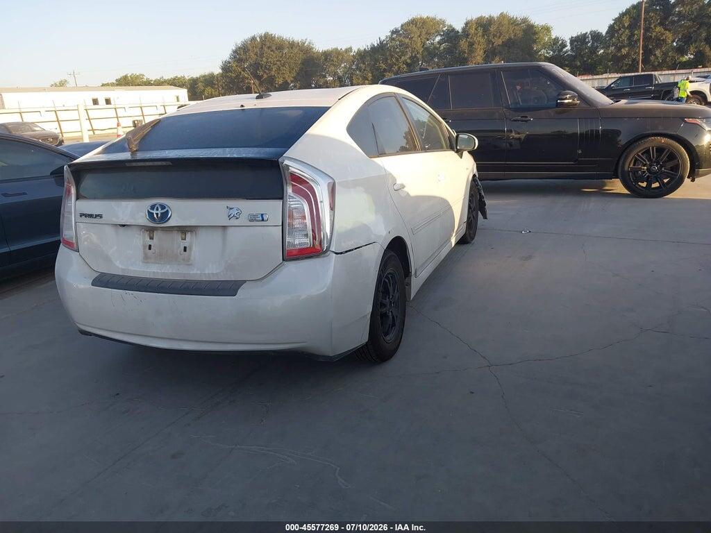 JTDKN3DU8C5382567 2012 TOYOTA PRIUS photo no. 4