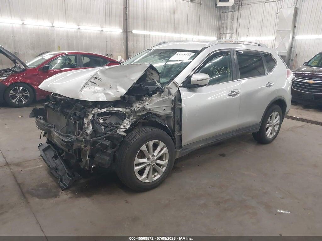 KNMAT2MV1GP594970 2016 NISSAN ROGUE photo no. 2