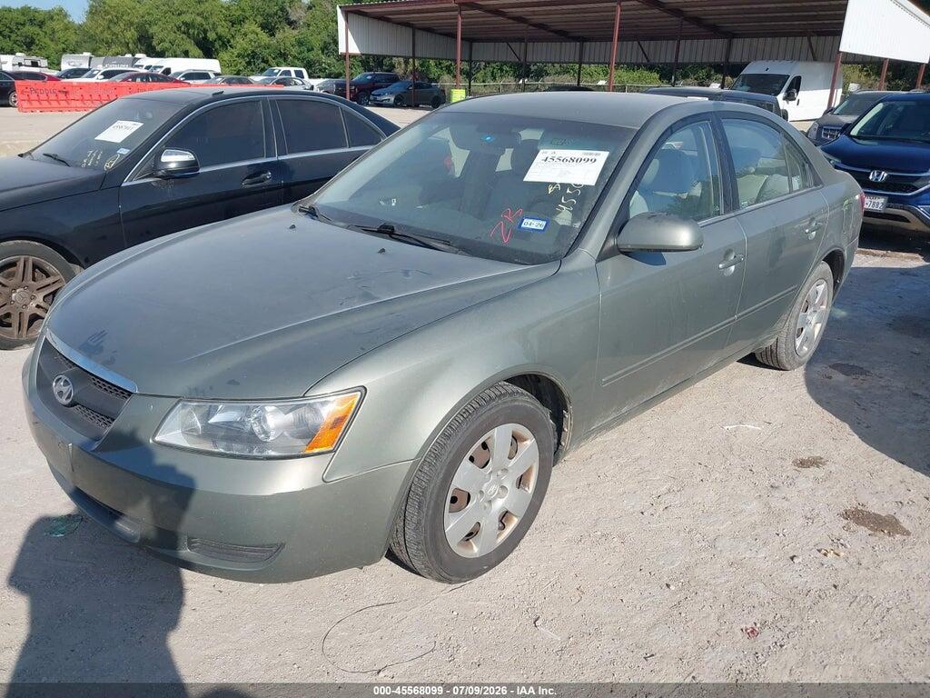 5NPET46C78H386937 2008 HYUNDAI SONATA photo no. 2