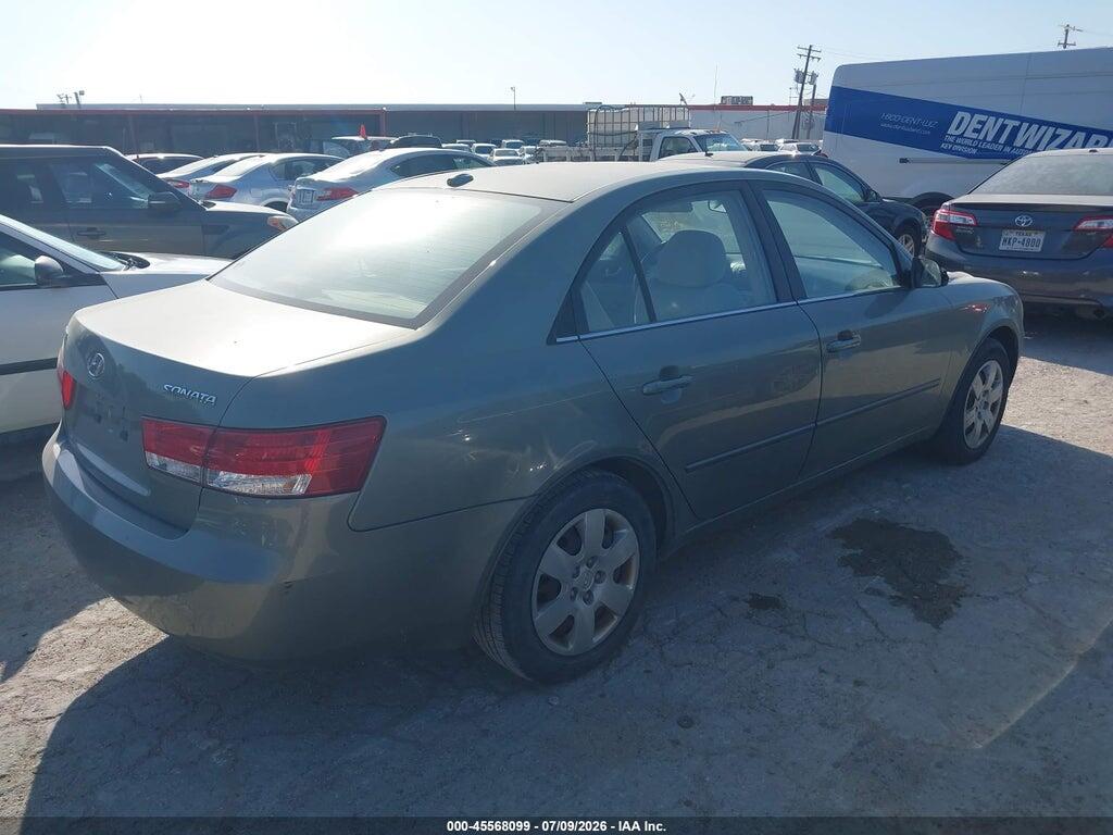 5NPET46C78H386937 2008 HYUNDAI SONATA photo no. 4