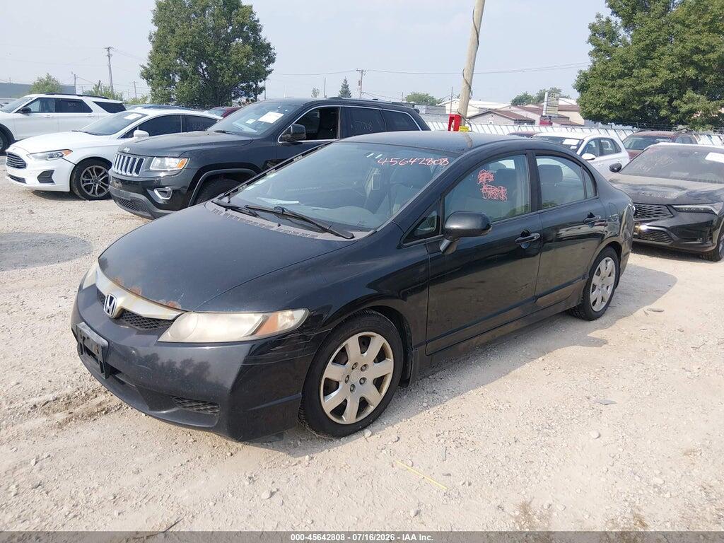 19XFA165X9E046830 2009 HONDA CIVIC photo no. 2