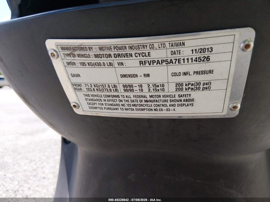 RFVPAP5A7E1114526 2014 GENUINE SCOOTER CO. BUDDY photo no. 10