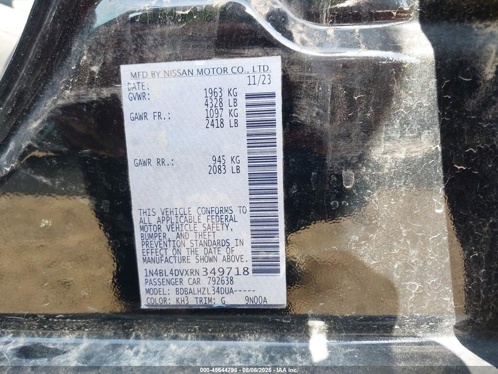 1N4BL4DVXRN349718 2024 NISSAN ALTIMA photo no. 9