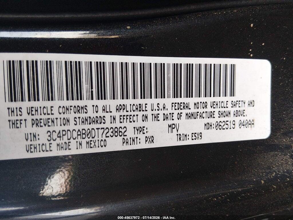 3C4PDCAB0DT723862 2013 DODGE JOURNEY photo no. 9