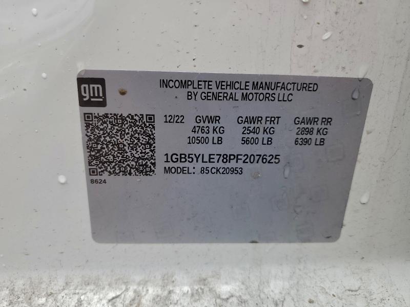 1GB5YLE78PF207625 2023 CHEVROLET SILVERADO photo no. 12