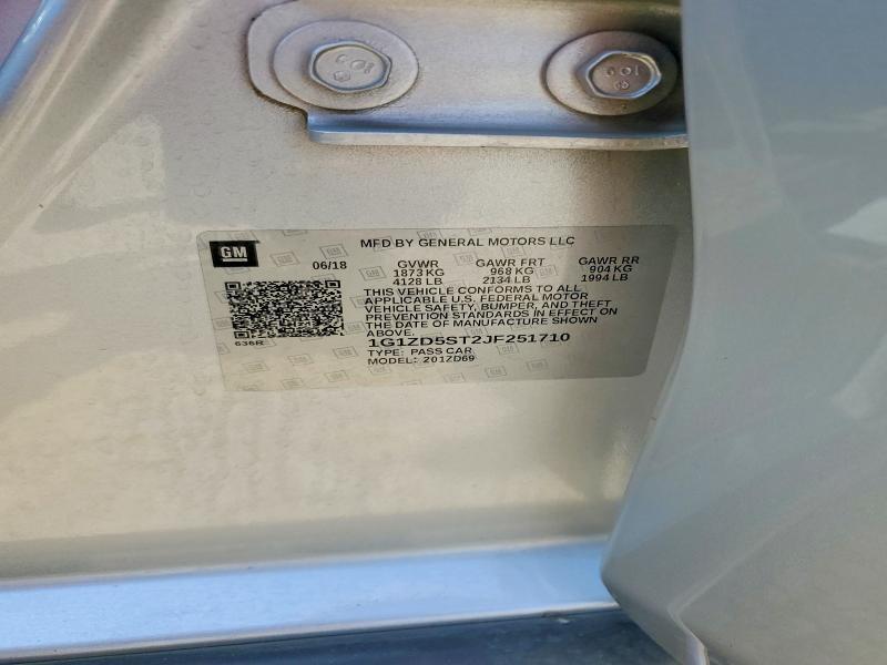 1G1ZD5ST2JF251710 2018 CHEVROLET MALIBU photo no. 12
