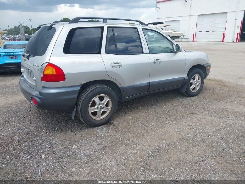 KM8SC13D22U276580 2002 HYUNDAI SANTA FE photo no. 4