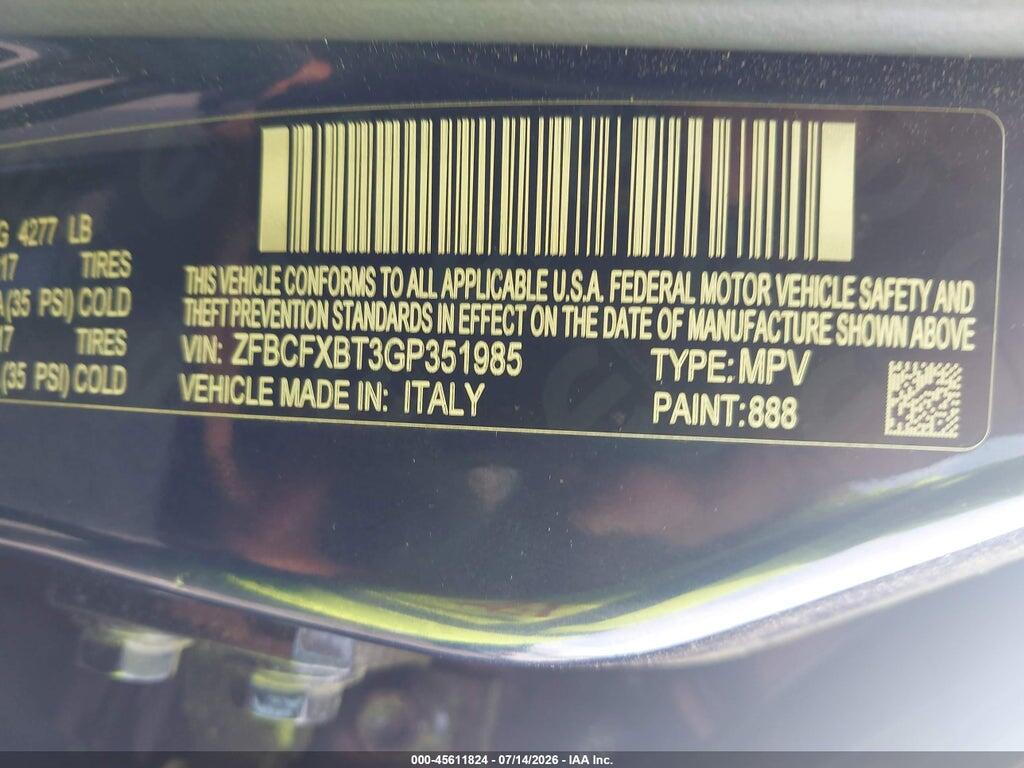 ZFBCFXBT3GP351985 2016 FIAT 500X photo no. 9