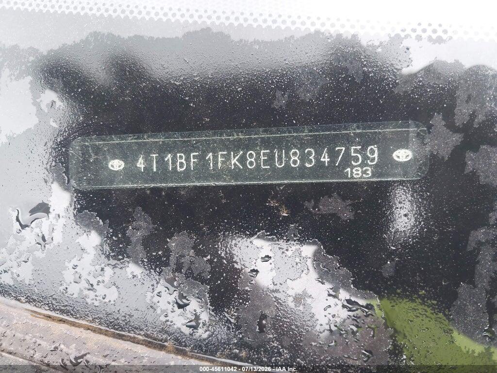 4T1BF1FK8EU834759 2014 TOYOTA CAMRY photo no. 9