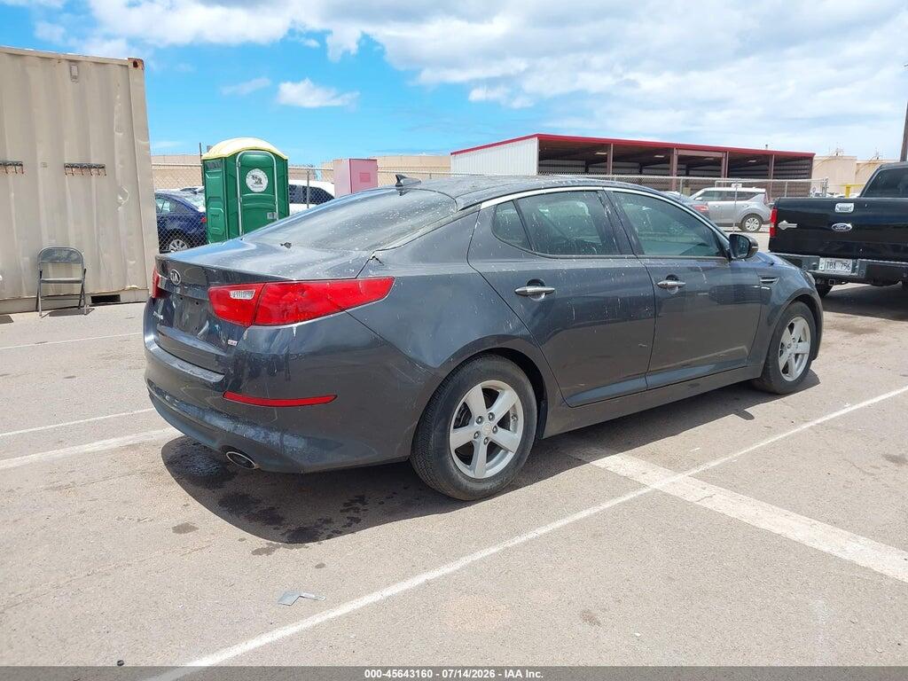 KNAGM4A71F5632049 2015 KIA OPTIMA photo no. 4