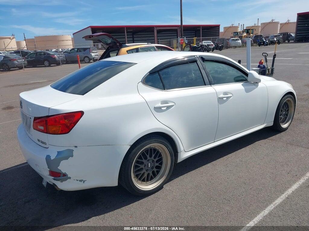 JTHBK262962011579 2006 LEXUS IS 250 photo no. 4