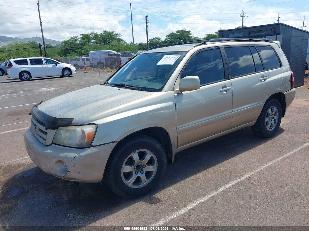 JTEGD21A450107657 2005 TOYOTA HIGHLANDER photo no. 2