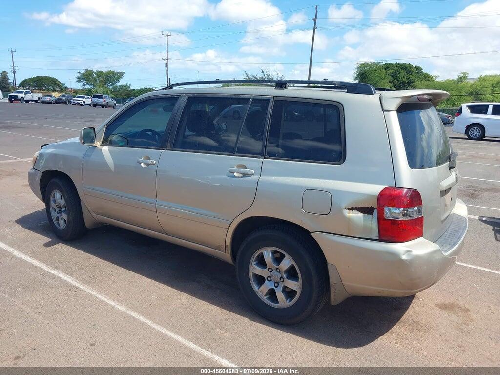 JTEGD21A450107657 2005 TOYOTA HIGHLANDER photo no. 3