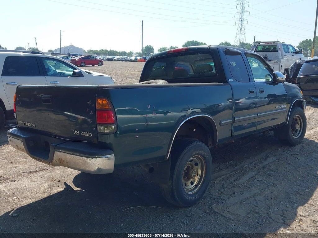 5TBBT4418YS122116 2000 TOYOTA TUNDRA photo no. 4