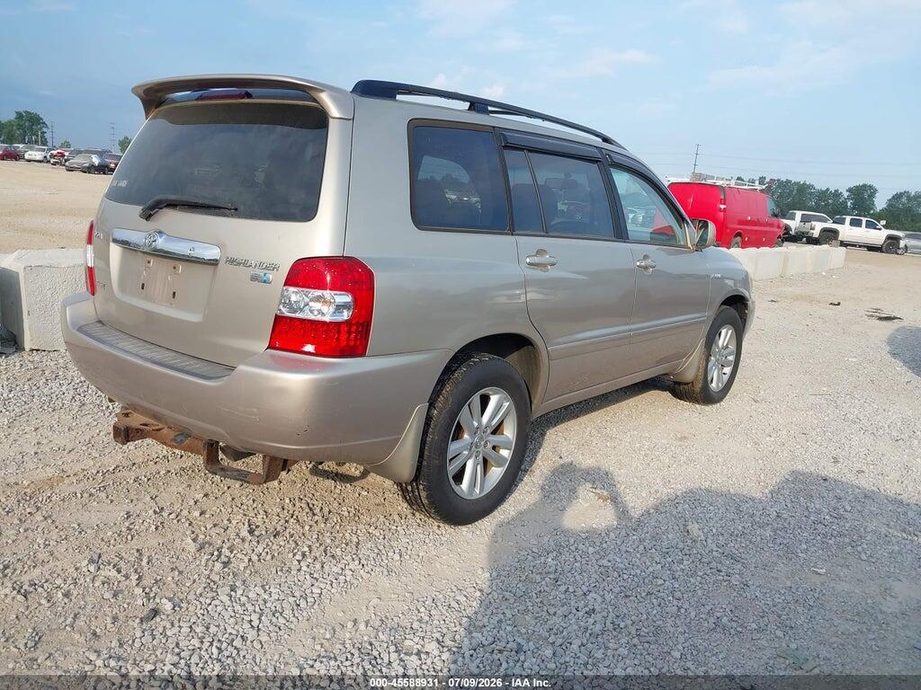 JTEHW21A670048709 2007 TOYOTA HIGHLANDER HYBRID photo no. 4