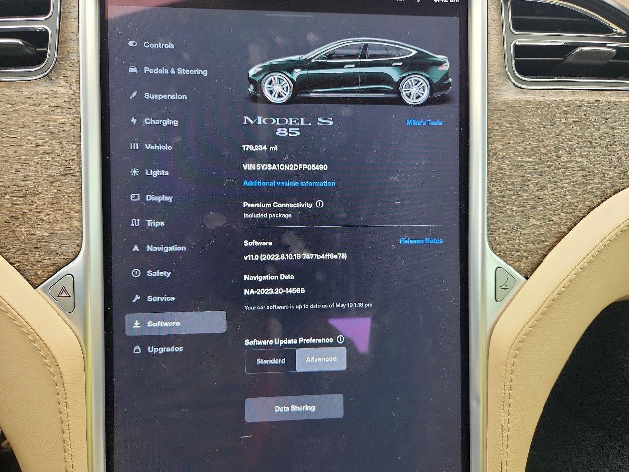 2013 TESLA MODEL S — Фото 9 из 12