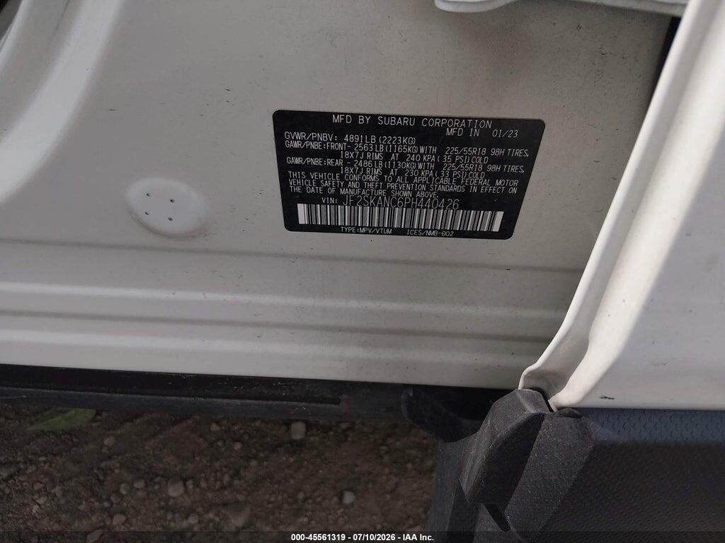 JF2SKANC6PH440426 2023 SUBARU FORESTER photo no. 9