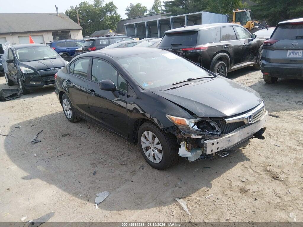 2HGFB2F57CH325491 2012 HONDA CIVIC photo no. 1