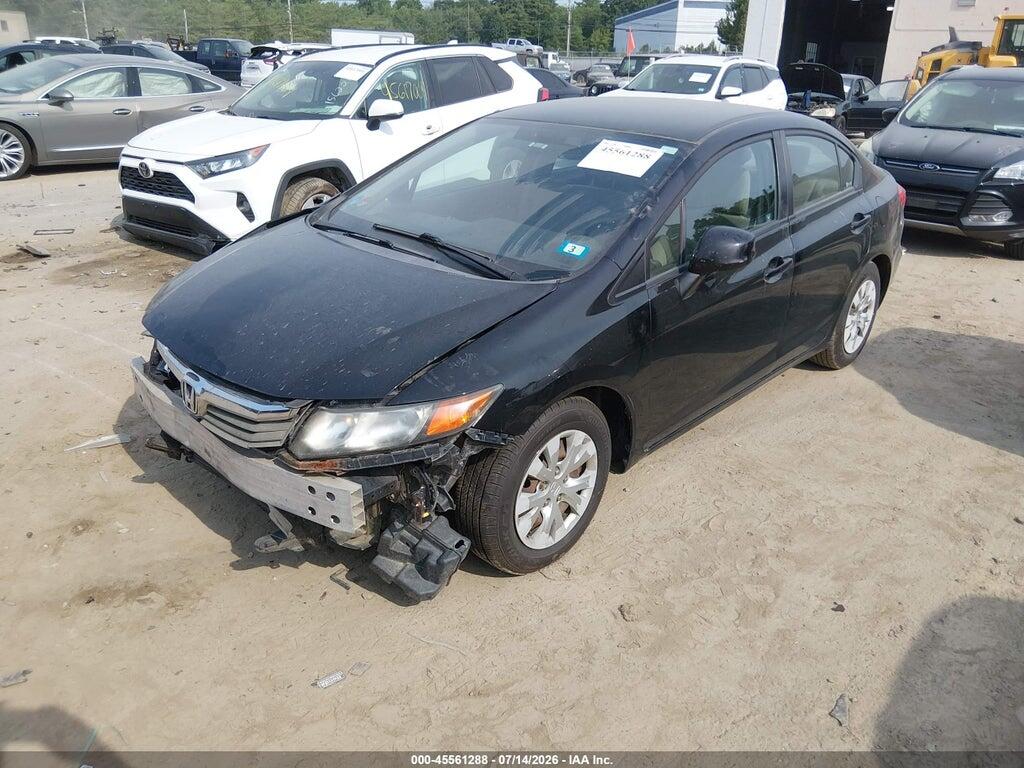 2HGFB2F57CH325491 2012 HONDA CIVIC photo no. 2
