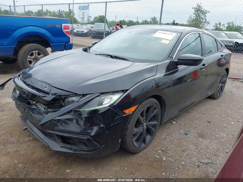 2HGFC2F82KH514667 2019 HONDA CIVIC photo no. 2