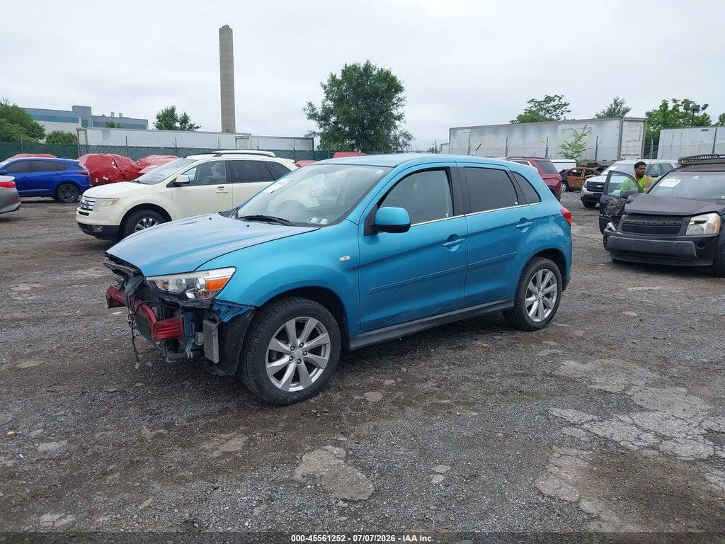 4A4AR4AUXEE002019 2014 MITSUBISHI OUTLANDER SPORT photo no. 2