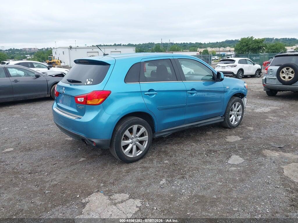 4A4AR4AUXEE002019 2014 MITSUBISHI OUTLANDER SPORT photo no. 4