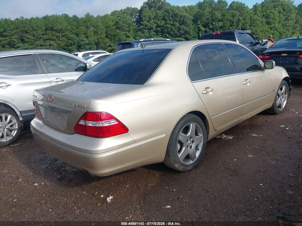 JTHBN36F040161041 2004 LEXUS LS 430 photo no. 4