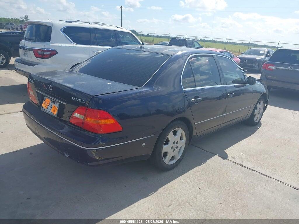 JTHBN30F630103801 2003 LEXUS LS 430 photo no. 4