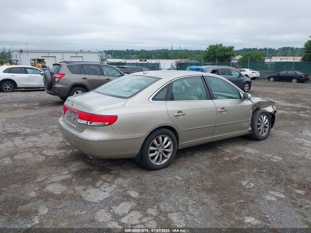 KMHFC46D58A320595 2008 HYUNDAI AZERA photo no. 4