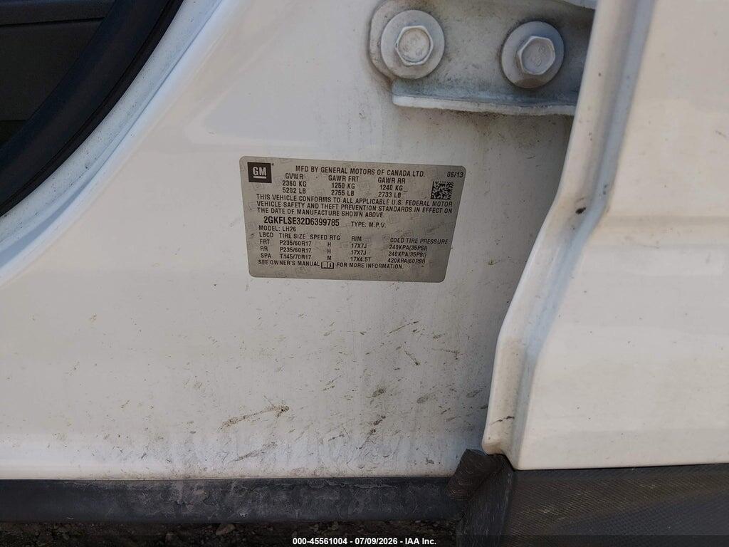 2GKFLSE32D6399785 2013 GMC TERRAIN photo no. 9
