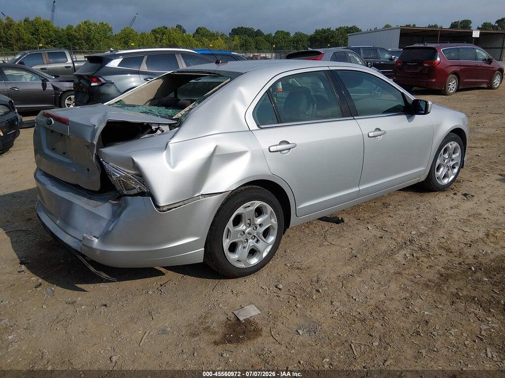 3FAHP0HA8AR341827 2010 FORD FUSION photo no. 4
