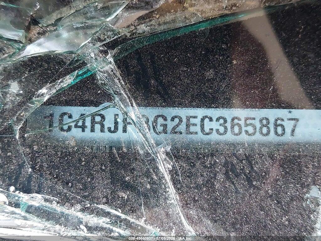 1C4RJFBG2EC365867 2014 JEEP GRAND CHEROKEE photo no. 9