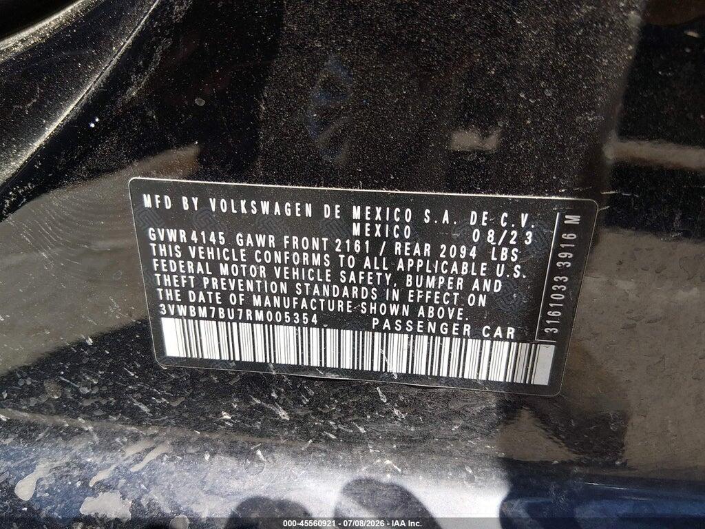 3VWBM7BU7RM005354 2024 VOLKSWAGEN JETTA photo no. 9