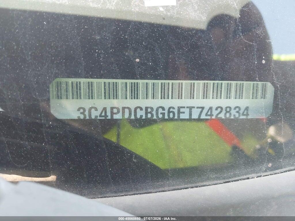 3C4PDCBG6FT742834 2015 DODGE JOURNEY photo no. 9