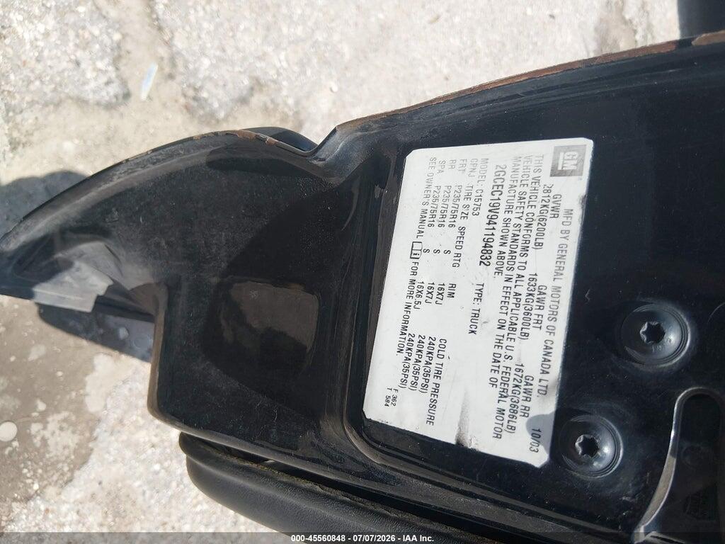 2GCEC19V941194832 2004 CHEVROLET SILVERADO 1500 photo no. 9