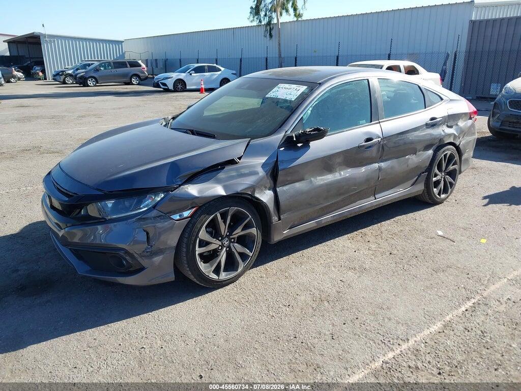 2HGFC2F81MH508314 2021 HONDA CIVIC photo no. 2