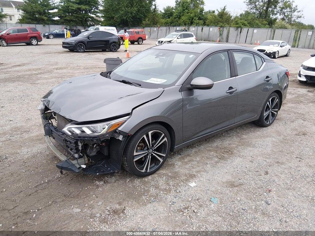 3N1AB8BV1LY307518 2020 NISSAN SENTRA photo no. 2