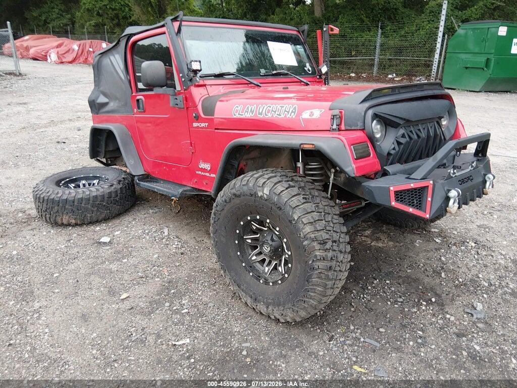 1J4FA49S43P321712 2003 JEEP WRANGLER photo no. 1