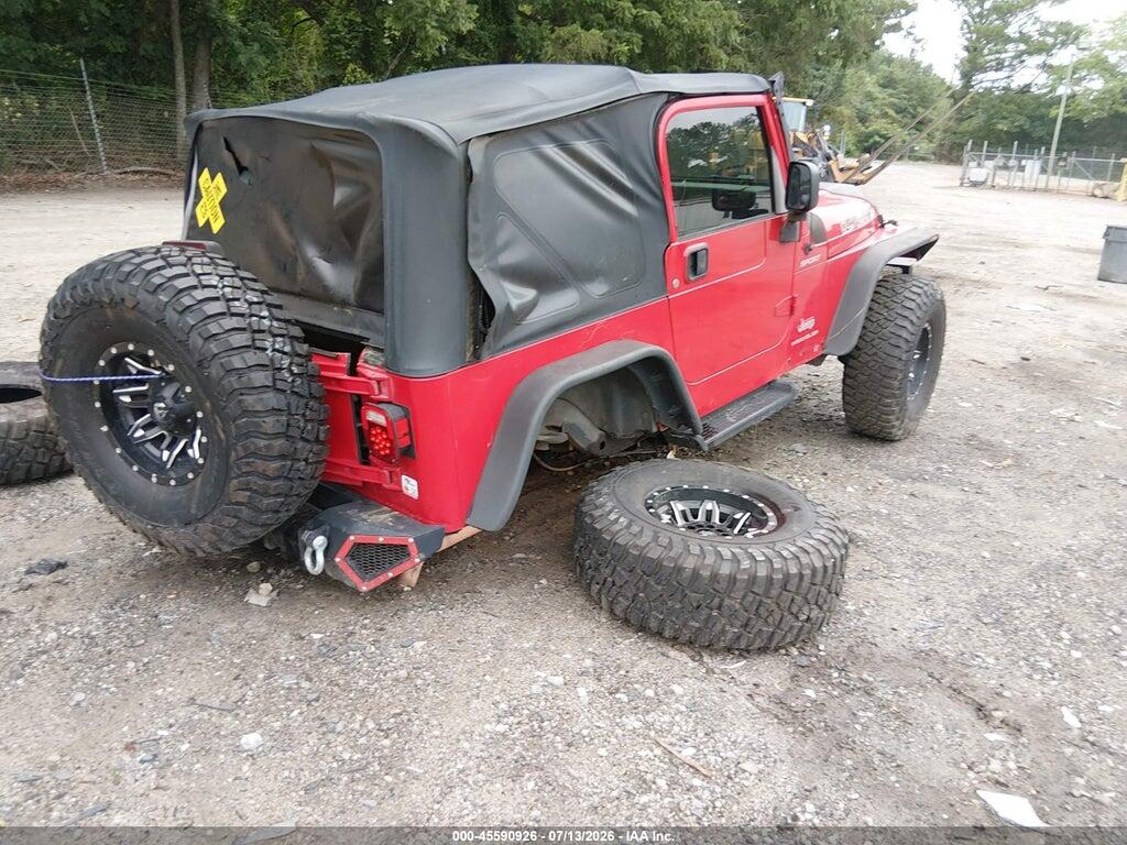 1J4FA49S43P321712 2003 JEEP WRANGLER photo no. 4