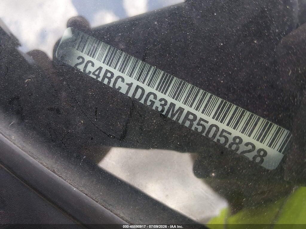 2C4RC1DG3MR505828 2021 CHRYSLER VOYAGER photo no. 9