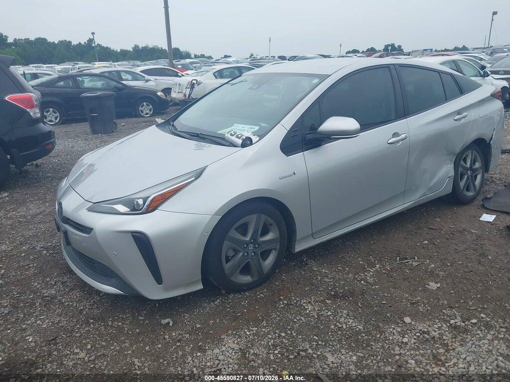 JTDKARFU6K3081558 2019 TOYOTA PRIUS photo no. 2