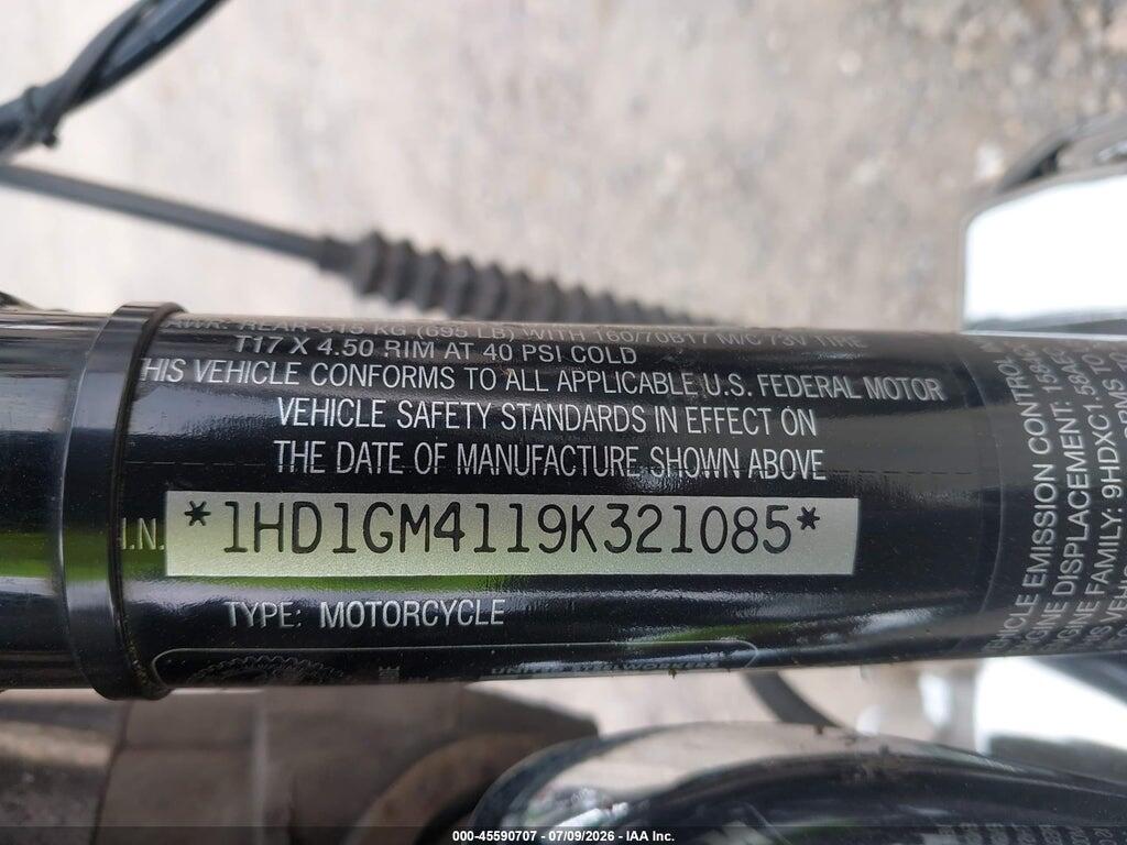 1HD1GM4119K321085 2009 HARLEY-DAVIDSON FXD photo no. 10