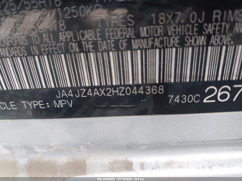 JA4JZ4AX2HZ044368 2017 MITSUBISHI OUTLANDER photo no. 9