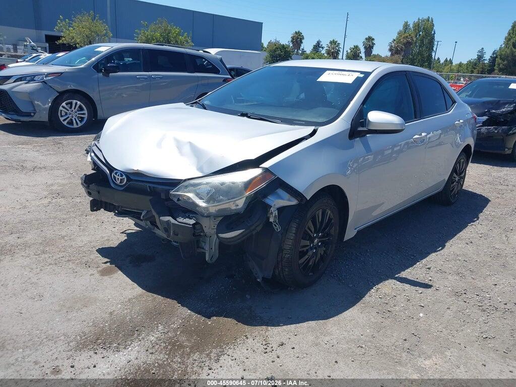 2T1BURHE1FC262612 2015 TOYOTA COROLLA photo no. 2