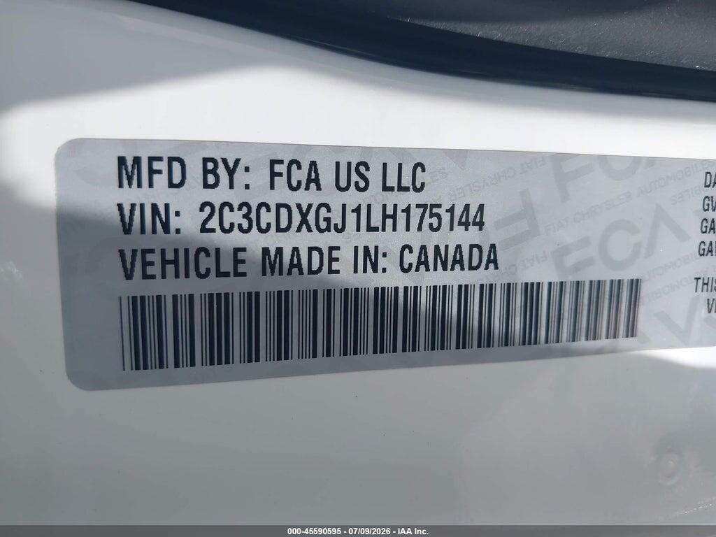 2C3CDXGJ1LH175144 2020 DODGE CHARGER photo no. 9