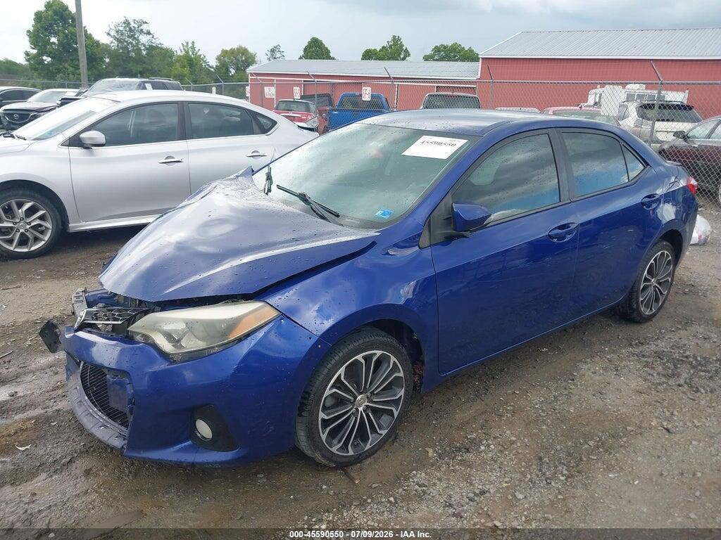 2T1BURHE5FC265013 2015 TOYOTA COROLLA photo no. 2